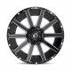 Cerchi in lega Fuel Fuel D615 CONTRA cerchio 22x10 6x135/6x139.7 106.1 ET-19, Nero lucido | race-shop.it