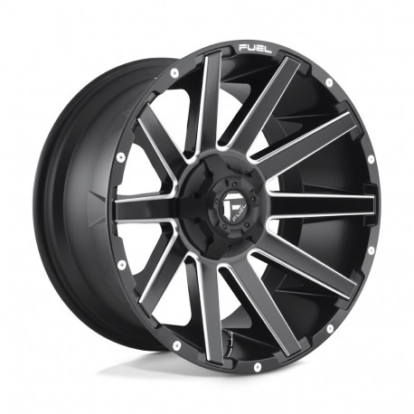 Cerchi in lega Fuel Fuel D616 CONTRA cerchio 20x9 5x139.7/5x150 110.1 ET1, Matte Nero | race-shop.it