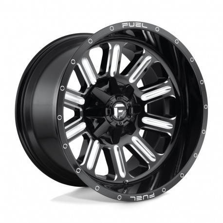 Cerchi in lega Fuel Fuel D620 HARDLINE cerchio 18x9 5x139.7/5x150 110.1 ET1, Nero lucido | race-shop.it