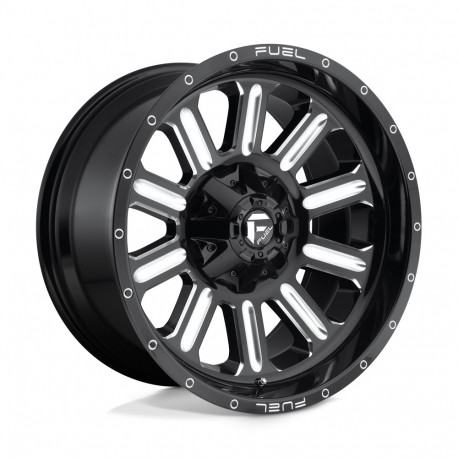 Cerchi in lega Fuel Fuel D620 HARDLINE cerchio 20x10 8x180 124.2 ET-18, Nero lucido | race-shop.it