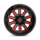 Cerchi in lega Fuel Fuel D621 HARDLINE cerchio 20x9 8x180 124.2 ET1, Nero lucido | race-shop.it