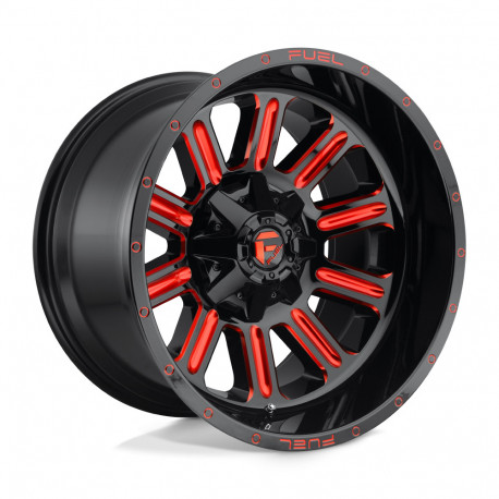 Cerchi in lega Fuel Fuel D621 HARDLINE cerchio 20x9 6x135/6x139.7 106.1 ET1, Nero lucido | race-shop.it