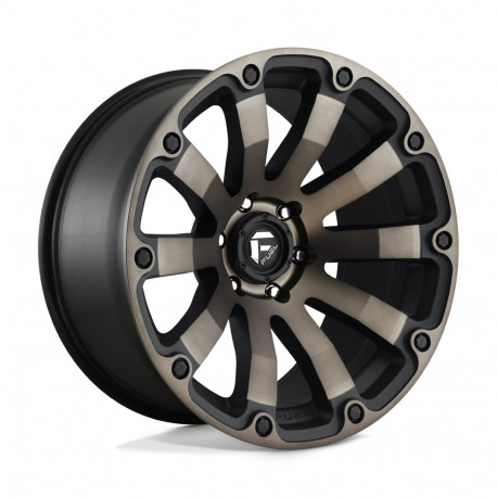 Cerchi in lega Fuel Fuel D636 DIESEL cerchio 20x10 5x127 78.1 ET-18, Matte Nero | race-shop.it