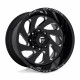 Cerchi in lega Fuel Fuel D637 VORTEX cerchio 20x10 8x170 125.1 ET-18, Nero lucido | race-shop.it