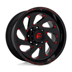 Fuel D638 VORTEX cerchio 20x10 5x127 78.1 ET-18, Nero lucido