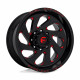 Cerchi in lega Fuel Fuel D638 VORTEX cerchio 20x10 6x135 87.1 ET-18, Nero lucido | race-shop.it