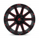 Cerchi in lega Fuel Fuel D643 CONTRA cerchio 18x9 6x135/6x139.7 106.1 ET1, Nero lucido | race-shop.it