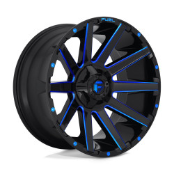 Fuel D644 CONTRA cerchio 20x10 5x139.7/5x150 110.1 ET-18, Nero lucido