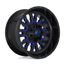 Fuel D645 STROKE cerchio 20x9 8x170 125.1 ET20, Nero lucido