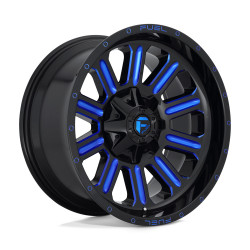 Fuel D646 HARDLINE cerchio 20x9 8x170 125.1 ET1, Nero lucido