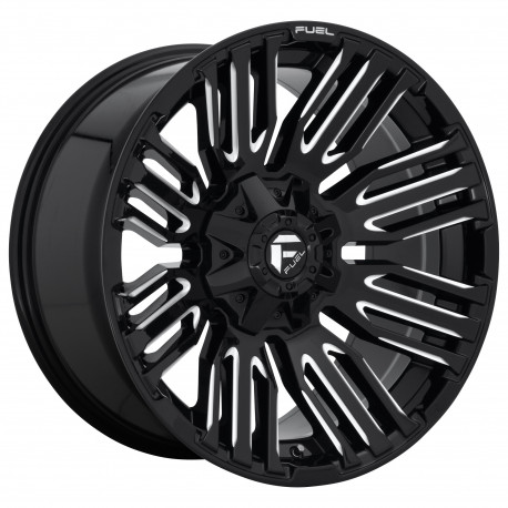 Cerchi in lega Fuel Fuel D649 SCHISM cerchio 20x9 5x114.3/5x127 78.1 ET1, Nero lucido | race-shop.it