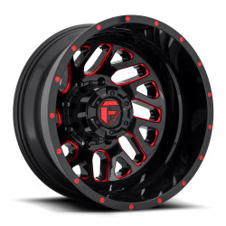 Fuel D656 TRITON cerchio 20x8.25 8x165.1 121.5 ET-240, Nero lucido