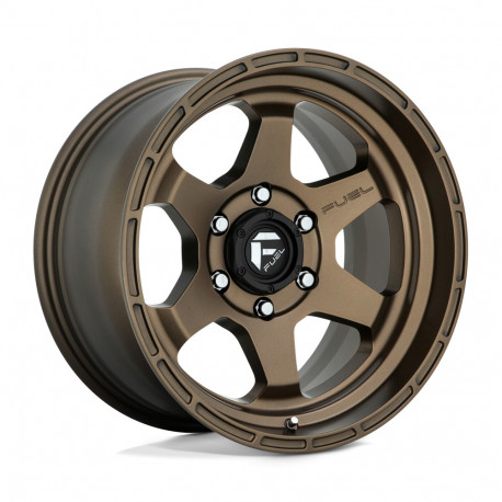 Cerchi in lega Fuel Fuel D666 SHOK cerchio 17x9 6x139.7 106.1 ET1, Matte bronze | race-shop.it