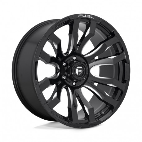 Cerchi in lega Fuel Fuel D673 BLITZ cerchio 18x9 6x139.7 106.1 ET20, Nero lucido | race-shop.it