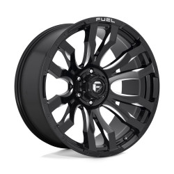 Fuel D673 BLITZ cerchio 20x9 8x165.1 125.1 ET1, Nero lucido