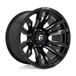Fuel D673 BLITZ cerchio 22x12 8x180 125.1 ET-44, Nero lucido
