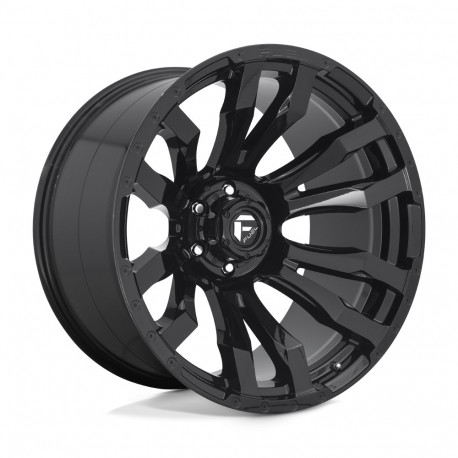 Cerchi in lega Fuel Fuel D675 BLITZ cerchio 20x12 6x139.7 106.1 ET-44, Nero lucido | race-shop.it