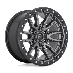 Fuel D680 REBEL cerchio 17x9 6x139.7 106.1 ET-12, Matte gun metal