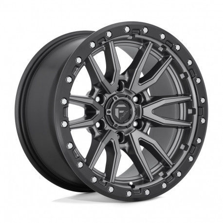 Cerchi in lega Fuel Fuel D680 REBEL cerchio 17x9 6x139.7 106.1 ET-12, Matte gun metal | race-shop.it