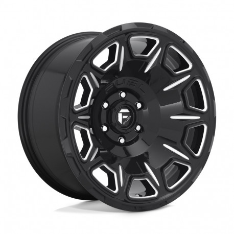 Cerchi in lega Fuel Fuel D688 VENGEANCE cerchio 20x10 5x127 71.5 ET-18, Nero lucido | race-shop.it