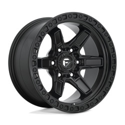 Fuel D697 KICKER cerchio 18x9 5x127 71.5 ET1, Matte Nero