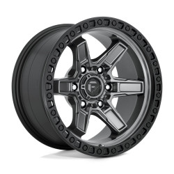 Fuel D698 KICKER cerchio 17x9 6x139.7 106.1 ET-12, Matte gun metal