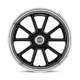 Cerchi in lega American Racing American Racing Vintage VN510 DRAFT cerchio 20x10 5x120.65 72.56 ET06, Nero lucido | race-shop.it
