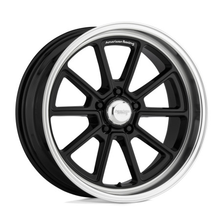 Cerchi in lega American Racing American Racing Vintage VN510 DRAFT cerchio 18x10 5x114.3 72.56 ET12, Nero lucido | race-shop.it