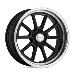 American Racing Vintage VN510 DRAFT cerchio 18x10 5x120.65 72.56 ET00, Nero lucido