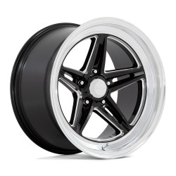 American Racing Vintage VN514 GROOVE cerchio 18x10 5x127 78.09999999999999 ET0, Nero lucido