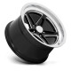 Cerchi in lega American Racing American Racing Vintage VN514 GROOVE cerchio 18x10 5x127 78.09999999999999 ET0, Nero lucido | race-shop.it