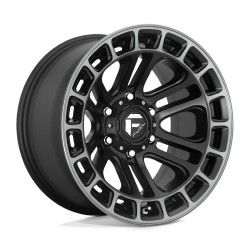 Fuel D720 HEATER cerchio 17x9 6x139.7 106.1 ET-12, Matte Nero