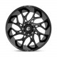 Cerchi in lega Fuel Fuel D741 RUNNER cerchio 22x8.25 8x165.1 121.5 ET-240, Nero lucido | race-shop.it