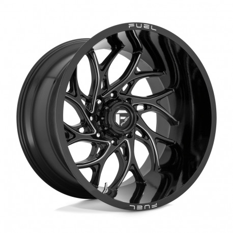 Cerchi in lega Fuel Fuel D741 RUNNER cerchio 24x14 5x139.7 78.1 ET-75, Nero lucido | race-shop.it