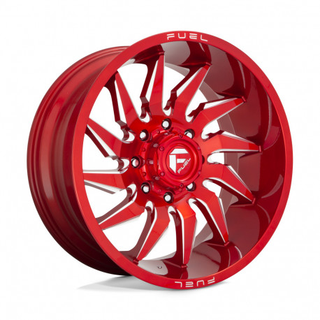 Cerchi in lega Fuel Fuel D745 SABER cerchio 22x12 8x170 125.1 ET-44, Candy rosso | race-shop.it