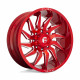 Cerchi in lega Fuel Fuel D745 SABER cerchio 24x12 5x127 71.5 ET-44, Candy rosso | race-shop.it