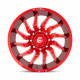 Cerchi in lega Fuel Fuel D745 SABER cerchio 24x12 5x127 71.5 ET-44, Candy rosso | race-shop.it