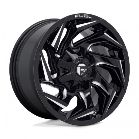 Cerchi in lega Fuel Fuel D753 REACTION cerchio 17x9 5x114.3/5x127 78.1 ET1, Nero lucido | race-shop.it