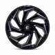 Cerchi in lega Fuel Fuel D753 REACTION cerchio 22x12 8x170 125.1 ET-44, Nero lucido | race-shop.it