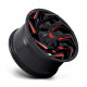 Cerchi in lega Fuel Fuel D755 REACTION cerchio 18x9 5x114.3/5x127 78.1 ET-12, Nero lucido | race-shop.it