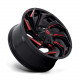 Cerchi in lega Fuel Fuel D755 REACTION cerchio 20x9 8x165.1 125.1 ET20, Nero lucido | race-shop.it