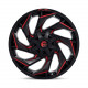 Cerchi in lega Fuel Fuel D755 REACTION cerchio 20x9 8x165.1 125.1 ET20, Nero lucido | race-shop.it