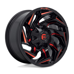 Fuel D755 REACTION cerchio 20x9 6x120 67.06 ET8, Nero lucido
