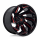 Cerchi in lega Fuel Fuel D755 REACTION cerchio 22x12 8x170 125.1 ET-44, Nero lucido | race-shop.it
