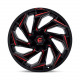Cerchi in lega Fuel Fuel D755 REACTION cerchio 22x12 8x165.1 125.1 ET-44, Nero lucido | race-shop.it