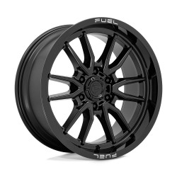 Fuel D760 CLASH cerchio 20x9 6x135 87.1 ET1, Nero lucido