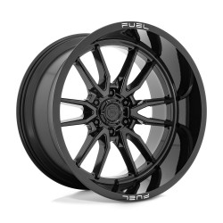 Fuel D760 CLASH cerchio 22x12 6x139.7 106.1 ET-44, Nero lucido