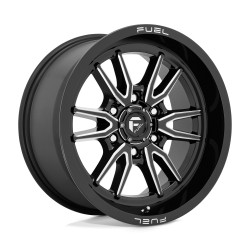 Fuel D761 CLASH cerchio 18x9 6x120 67.06 ET1, Nero lucido