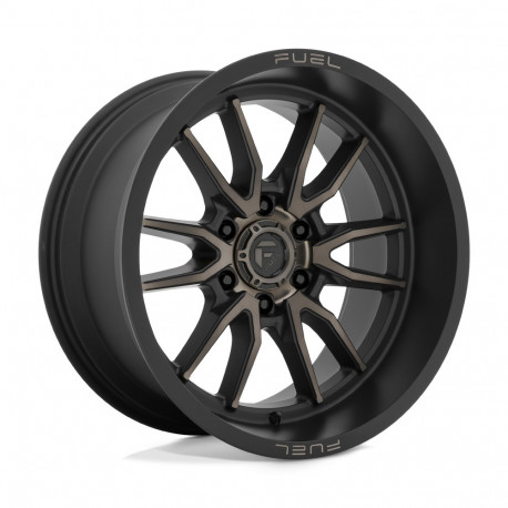 Cerchi in lega Fuel Fuel D762 CLASH cerchio 17x9 6x139.7 106.1 ET1, Matte Nero | race-shop.it