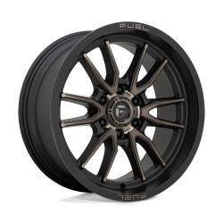 Fuel D762 CLASH cerchio 20x9 6x114.3 66.06 ET1, Matte Nero
